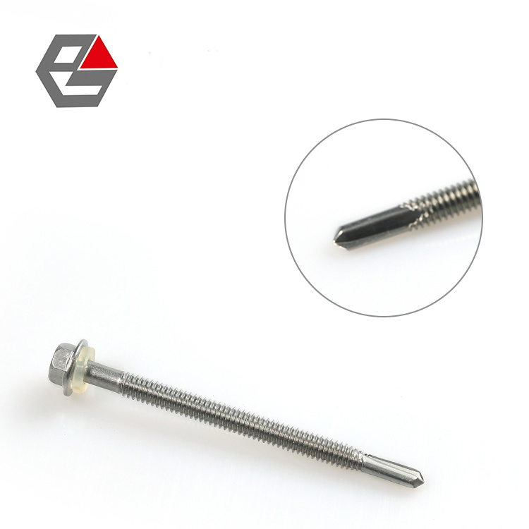 Hex Flange Self Drilling Screw With Washer