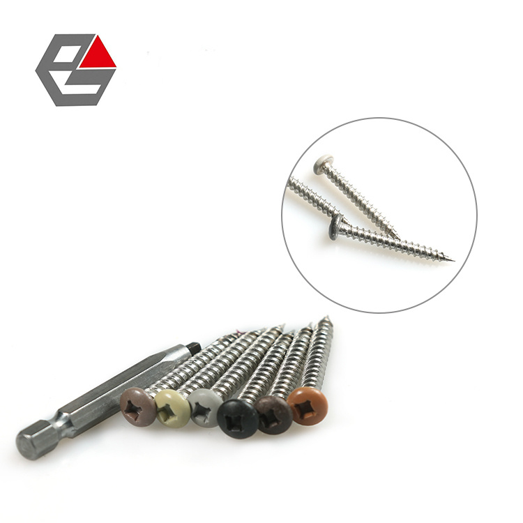 Pan Head Wood Screw Square Recess Head Painted