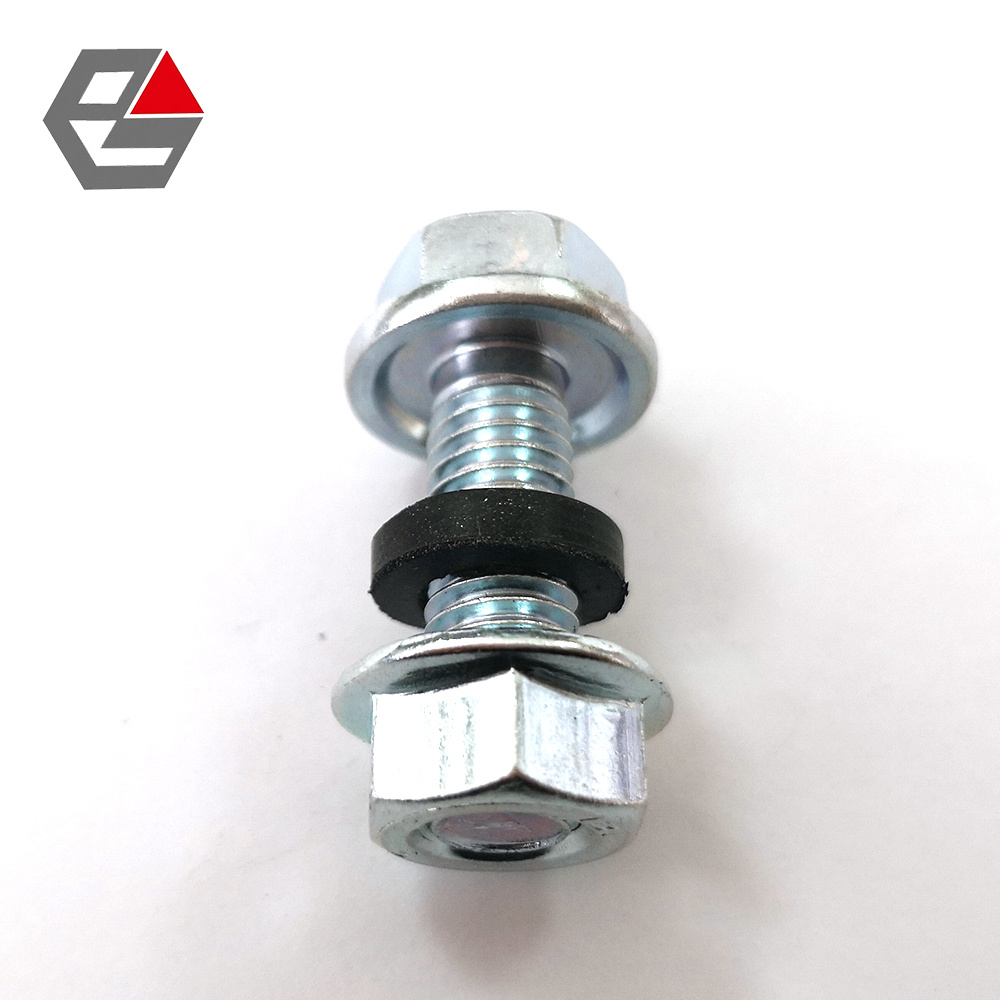 Silo Bolt With Plastic Washer And Hex Flange Nut