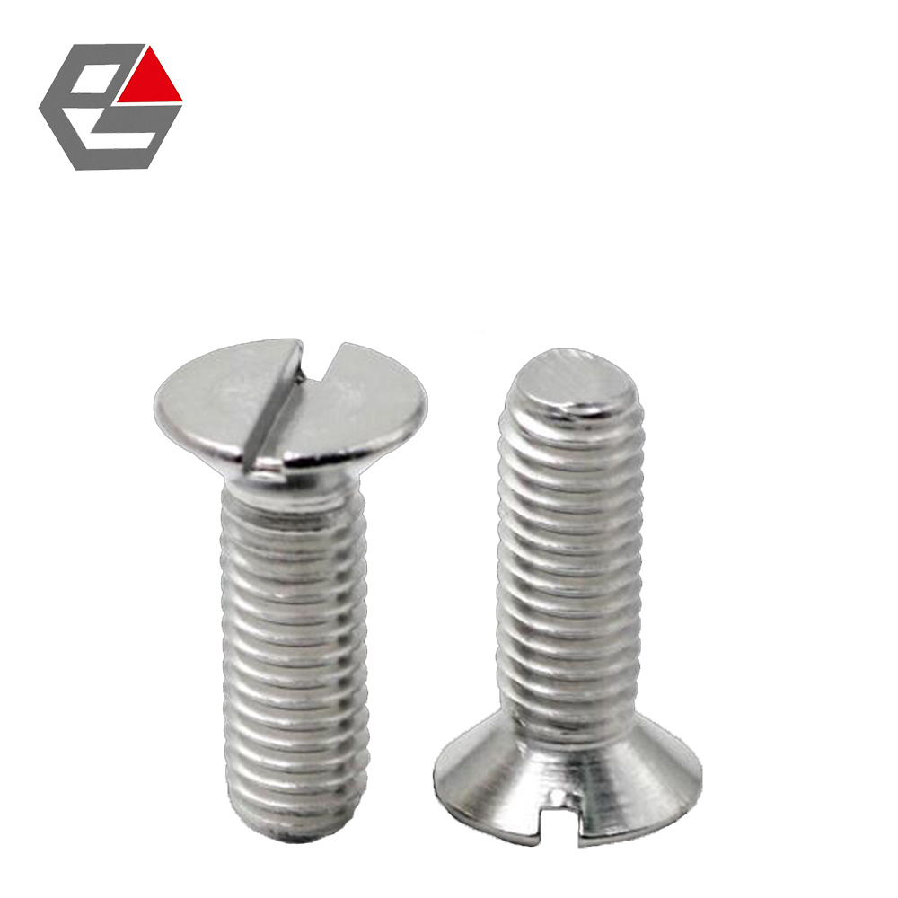 Stainless Steel Slotted Flat CSK Head Machine Screw