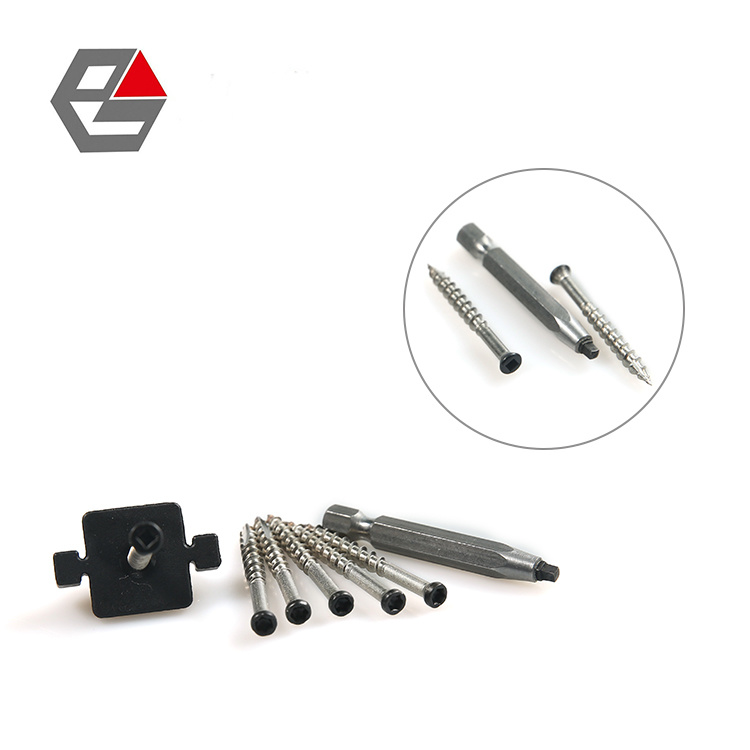 Flat CSK Head Wood Screw With Square Drive Type 17