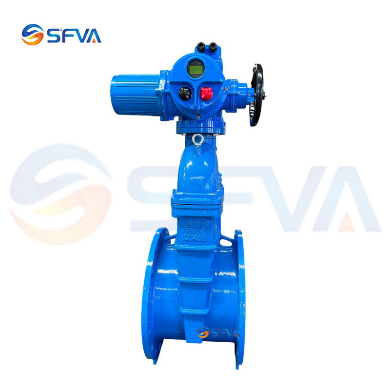 Electric soft seal gate valve