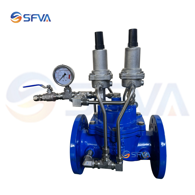 Water blow off valve