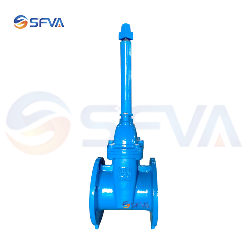Extension rod soft seal gate valve