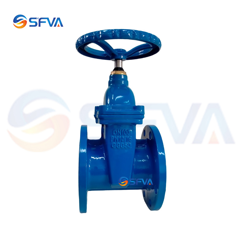 German standard F4-Dark rod soft seal gate valve (no gland copper female)
