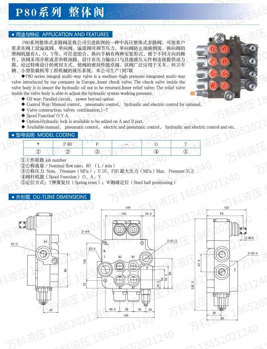 P80系列整體閥