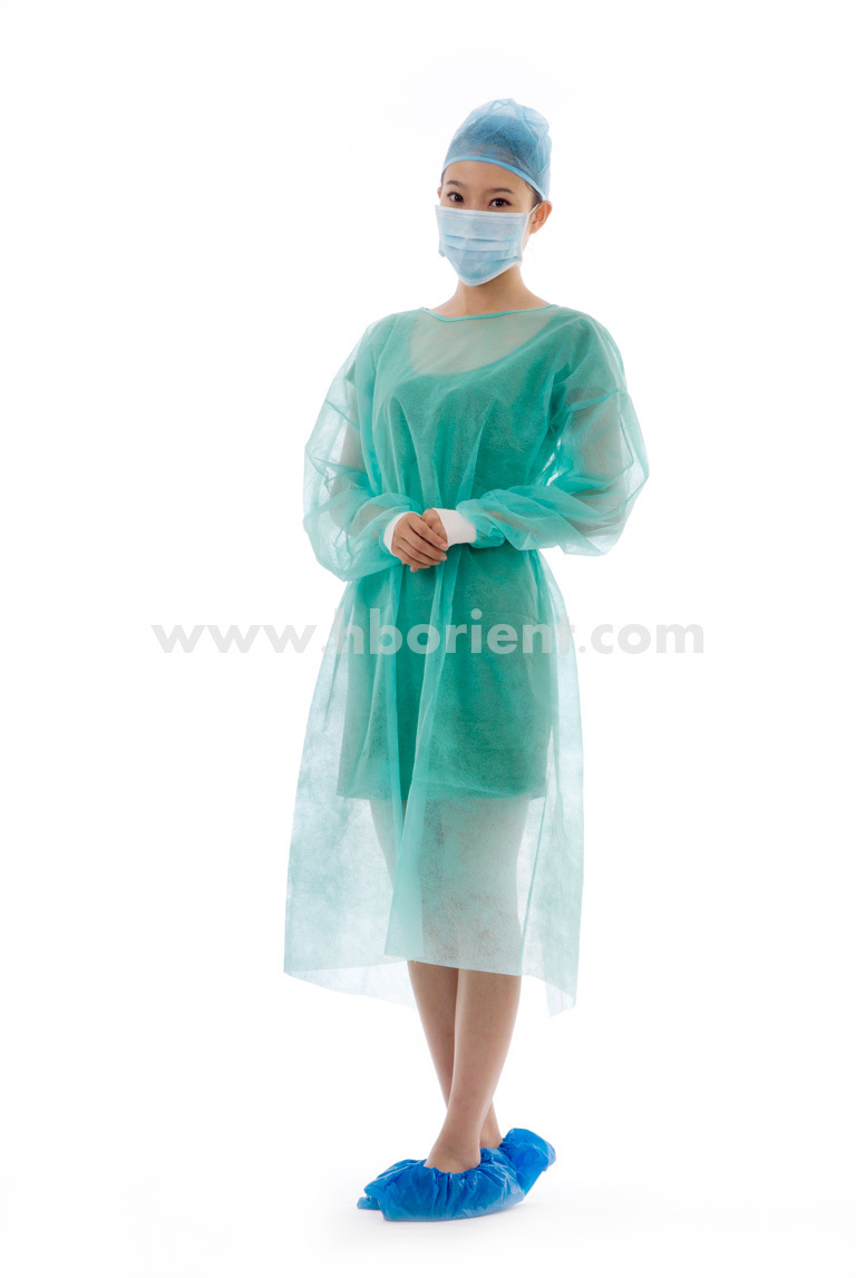 Nonwoven Isolation Gown (Knitted Wrist)