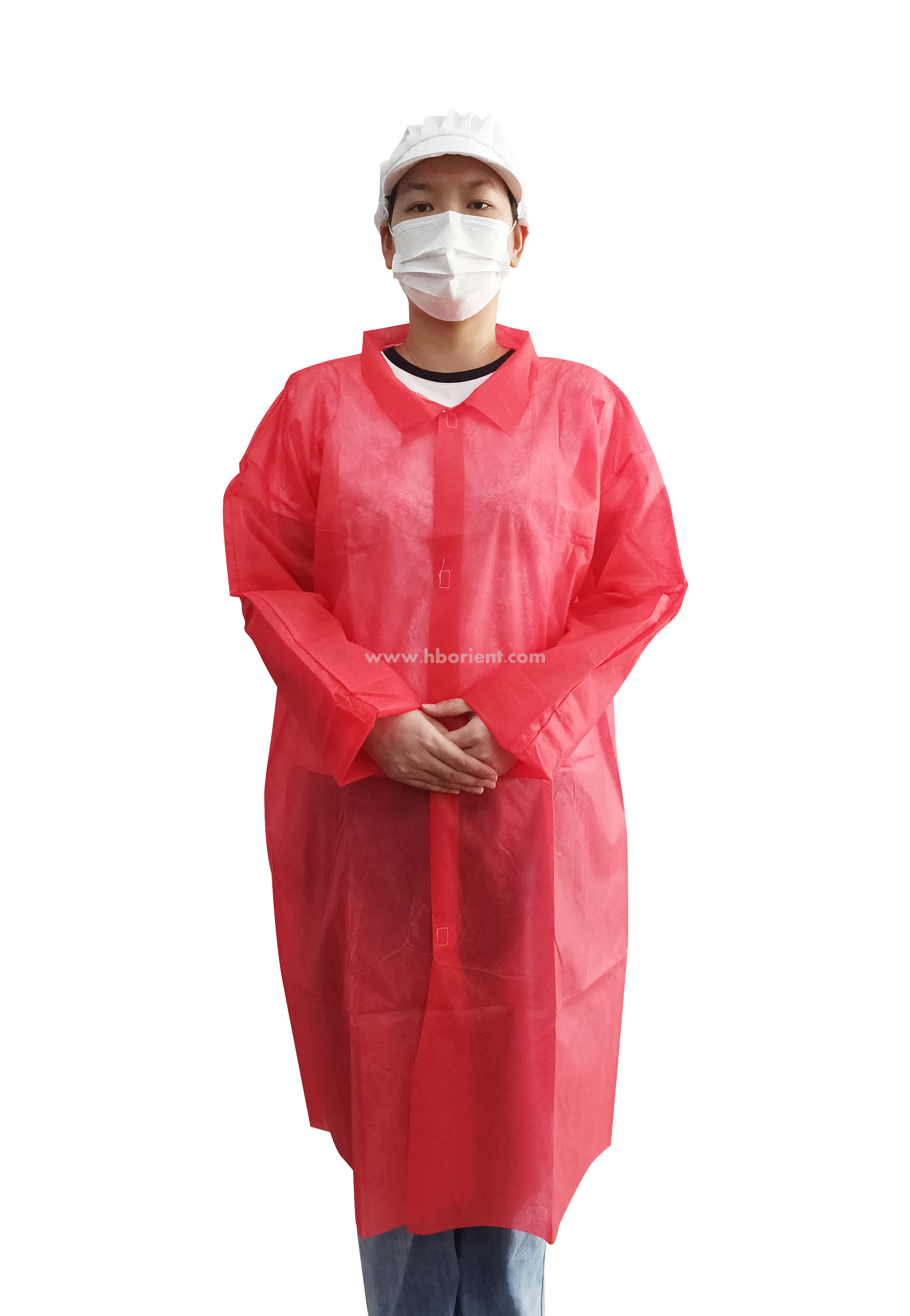 PP Lab Coat  Velcros Closure