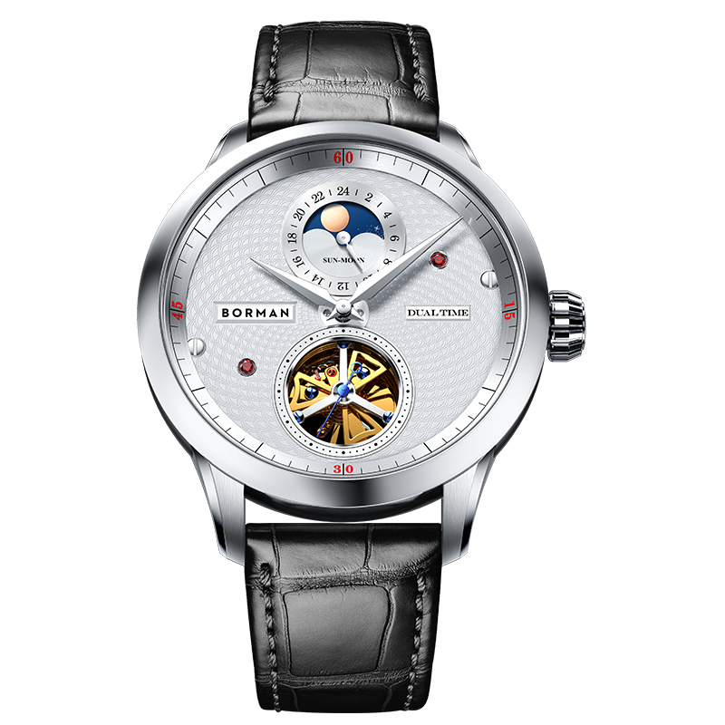 3870 quality skeleton watch from China
