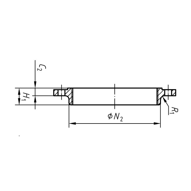 EN 1092-1 Type 13 Threaded Flange