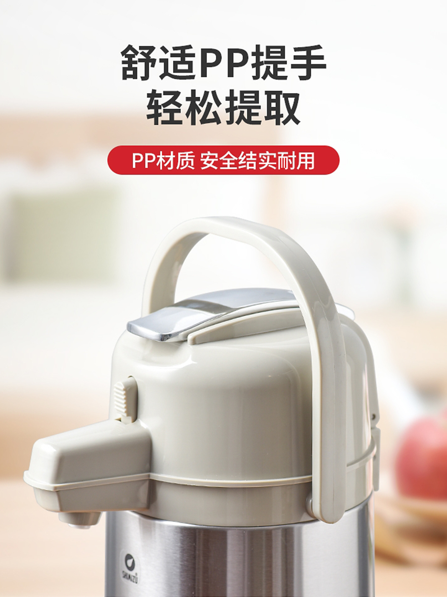 Product Name: Shanghai Clear Water Pressurized Kettle Model: SM-3172 Capacity: 2.2L/2.5L Color: Steel Original Packing Quantity: 6 pieces