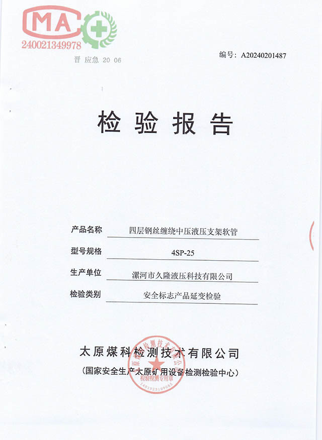 4SP-25检验报告