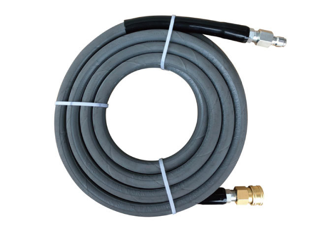 NON-MARKING HIGH PRESSURE WASHER HOSE with QUICK CONNECTOR