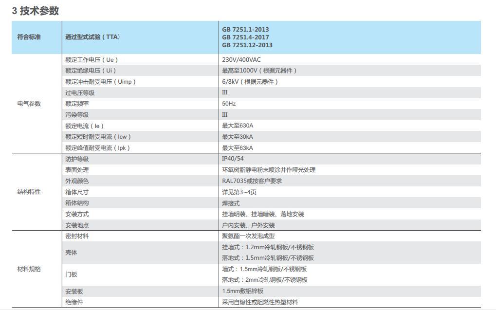 POWGRID-S系列低壓配電及控制箱樣本