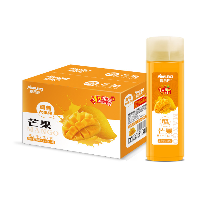 爱慕巴益生菌芒果果汁-430ml