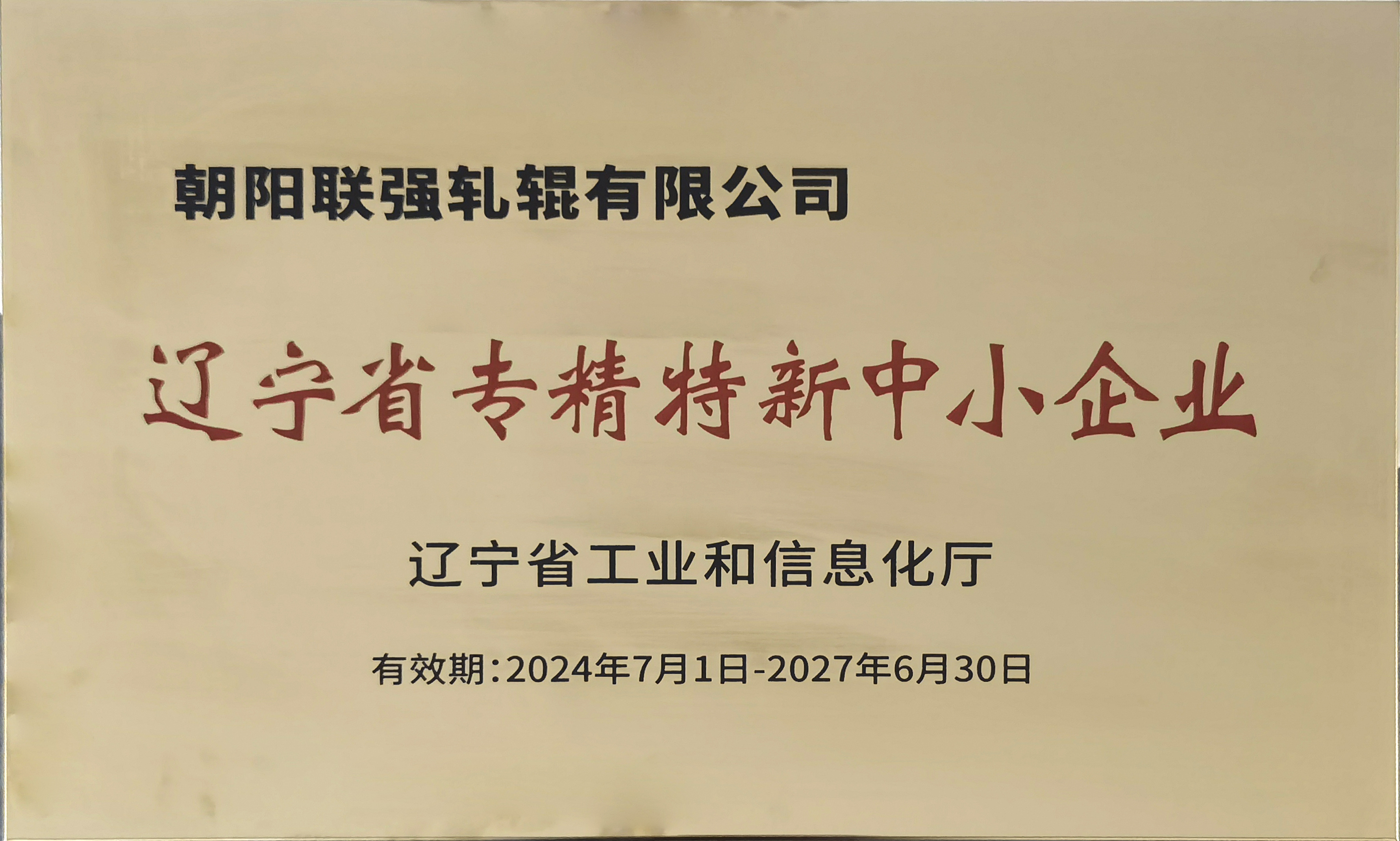 辽宁省专精特新中小企业