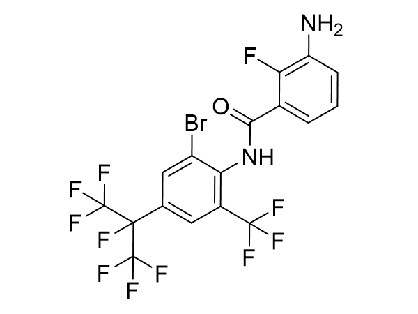 Benzamide, 3-amino-N-[2-bromo-4-[1,2,2,2-tetrafluoro-1-(trifluoromethyl)ethyl]-6-(trifluoromethyl)phenyl]-2-fluoro