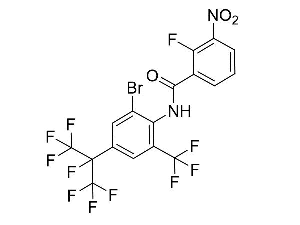 Benzamide, N-[2-bromo-4-[1,2,2,2-tetrafluoro-1-(trifluoromethyl)ethyl]-6-(trifluoromethyl)phenyl]-2-fluoro-3-nitro