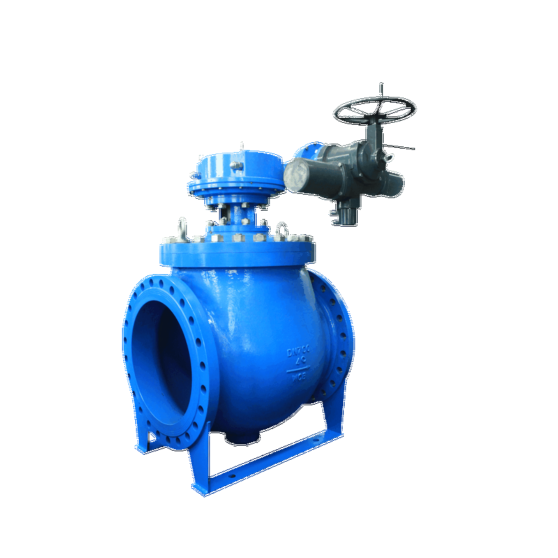 Electric half ball valve