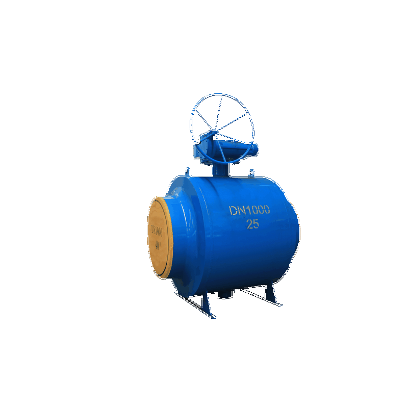 Turbine welded ball valve