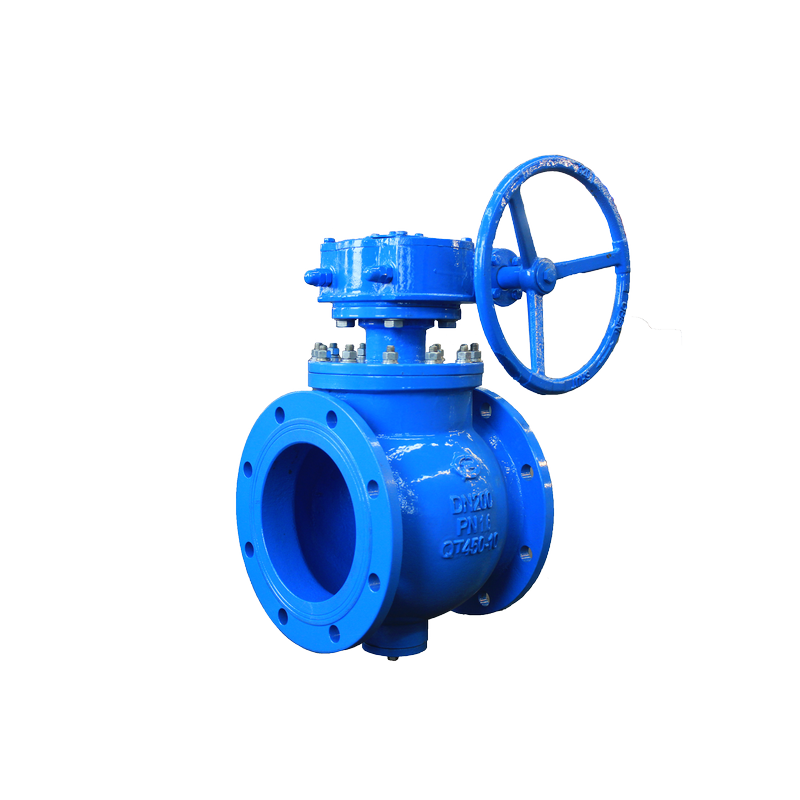 Top mounted half ball valve