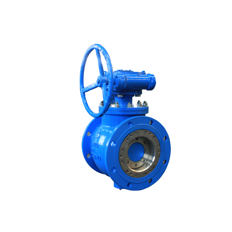 Top mounted half ball valve