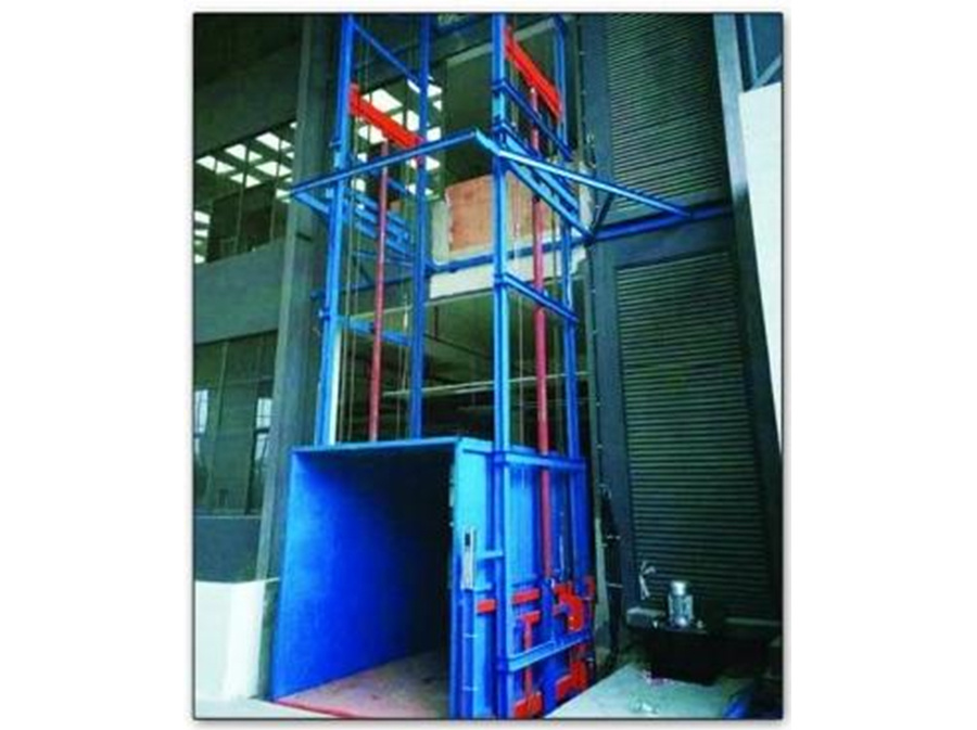 Guide rail type hydraulic lifting platform