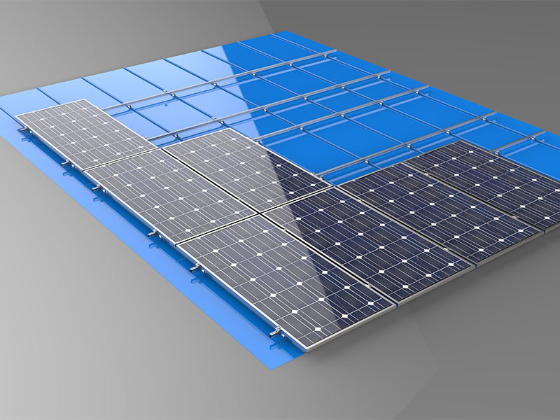 Roof mounting structure