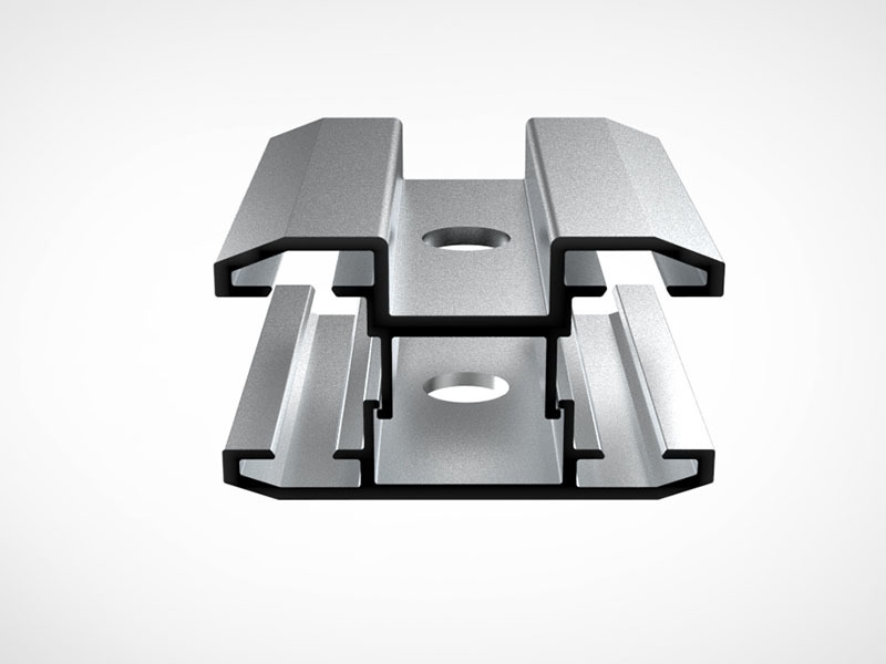 Double-glass module clamp 2
