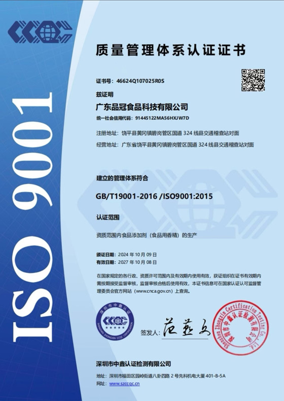 ISO9001质量管理体系