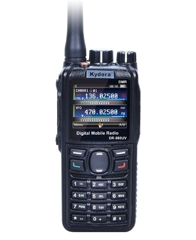 DR-880UV dwupasmowe radio DMR z funkcją repeatera