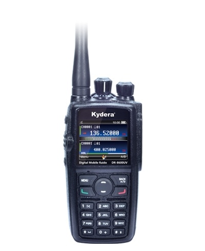 DR-8600UV dwupasmowe Walkie Talkie DMR cyfrowe dwukierunkowe radio