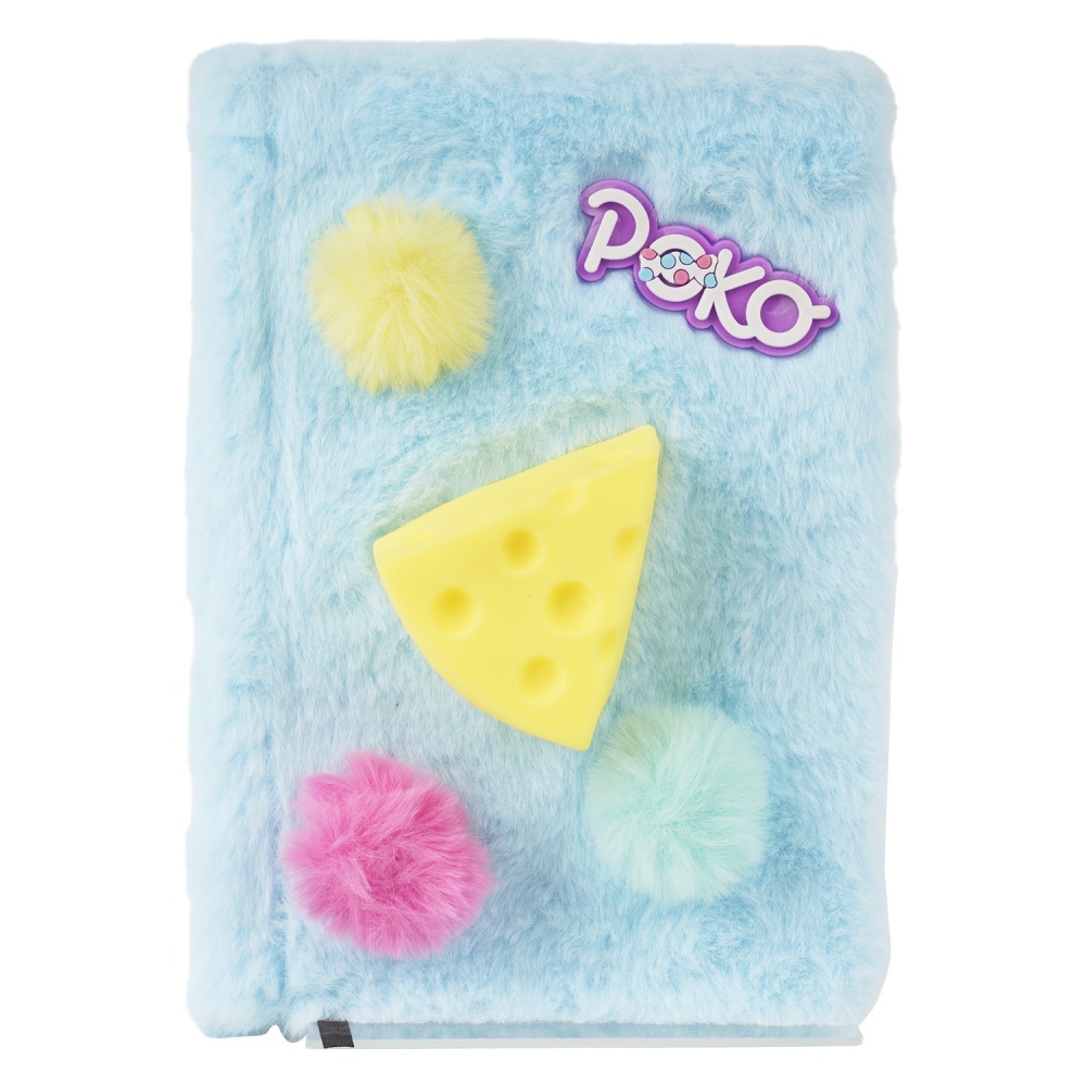 BLUE FURRY NOTEBOOK