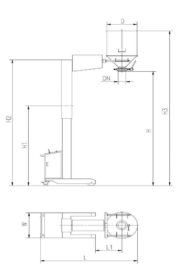 SLYS Series Lifting Discharger（Movable &Telescopic Type)