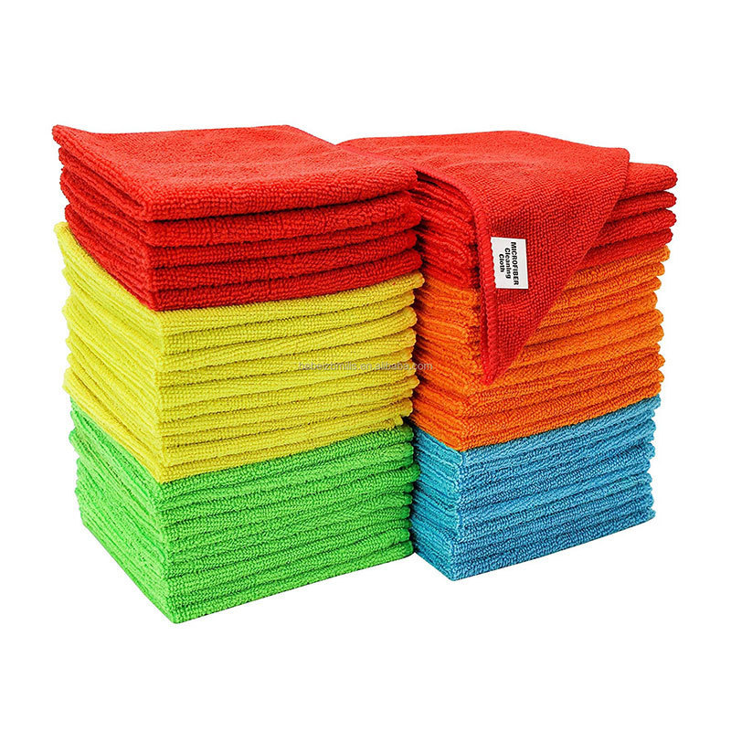 Microfiber Cleaning Cloth, All-Purpose Microfiber Towels, Streak Free Cleaning Rags, Pack of 12, Size 32 x 32 cm(12.6 x 12.6 inch)