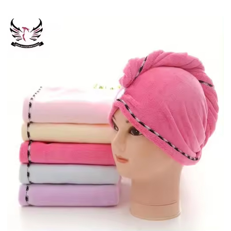 Wholesale High Quality Absorbent Quick Drying Soft Waffle Microfiber Dry Wrap Hair Turban Towel