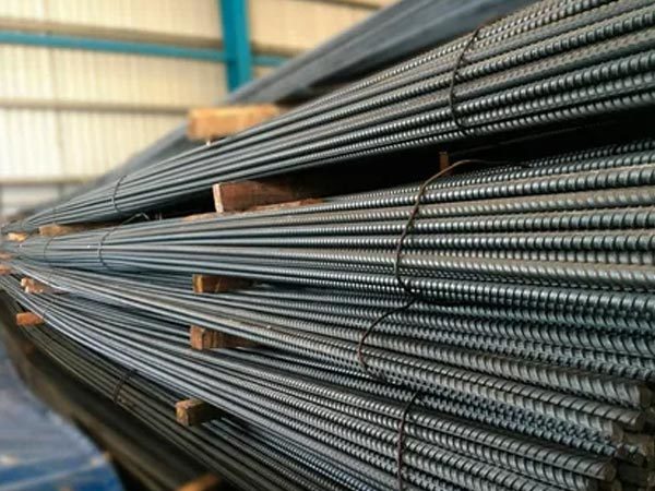 Is steel bar pure iron?