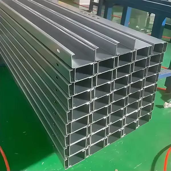 Canal C de acero galvanizado