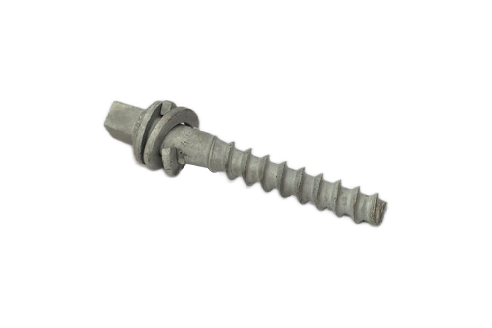 Rail screw spike