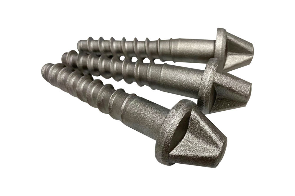 Rail screw spike