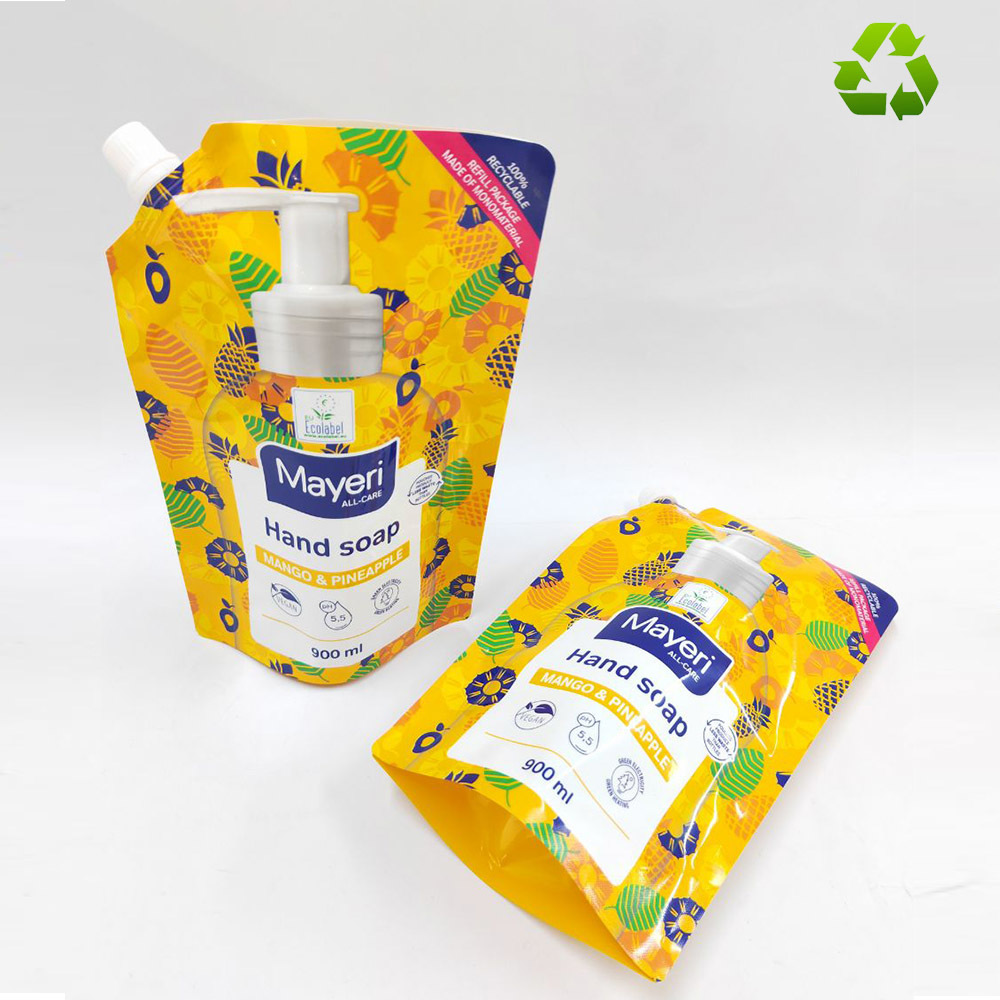 Classy eco pouch packaging