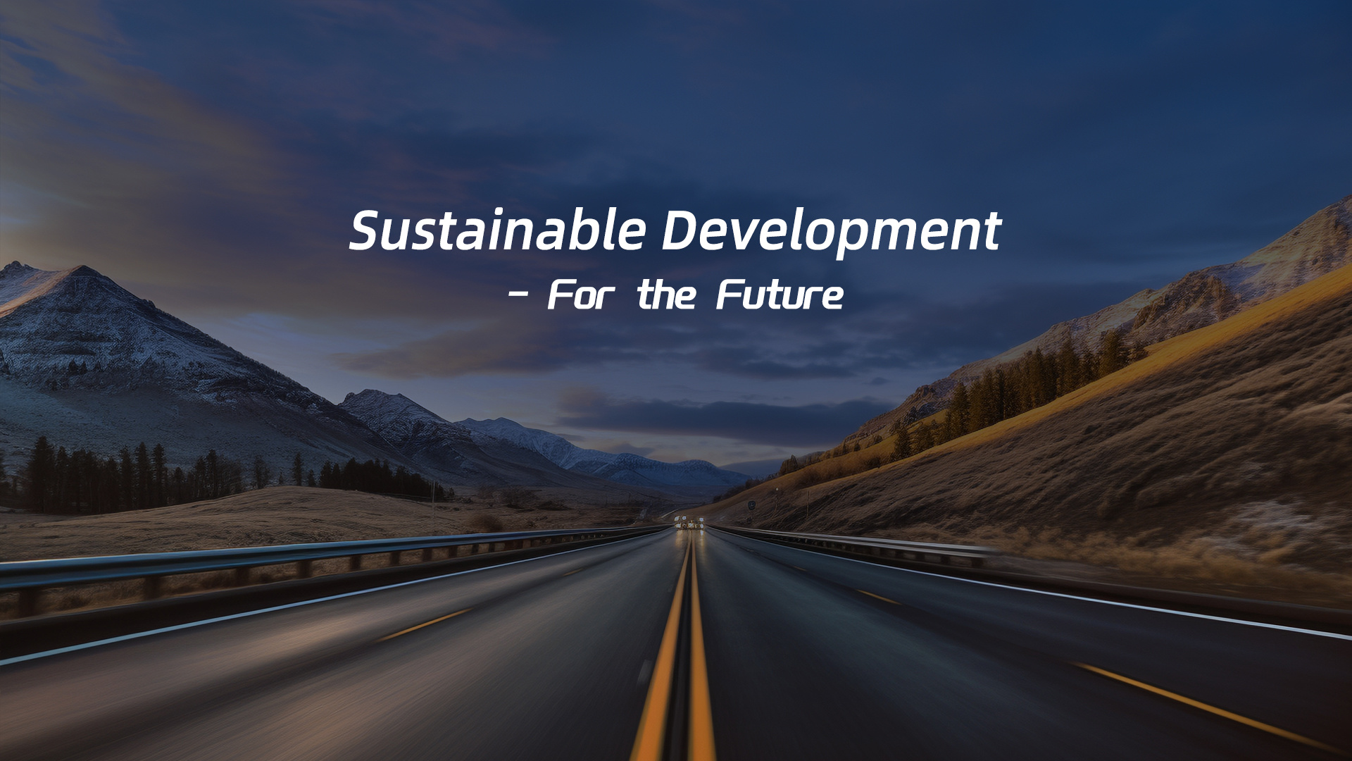 Sustainable development-