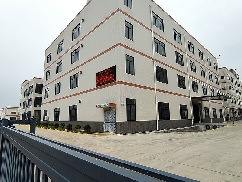 Side view of company gate