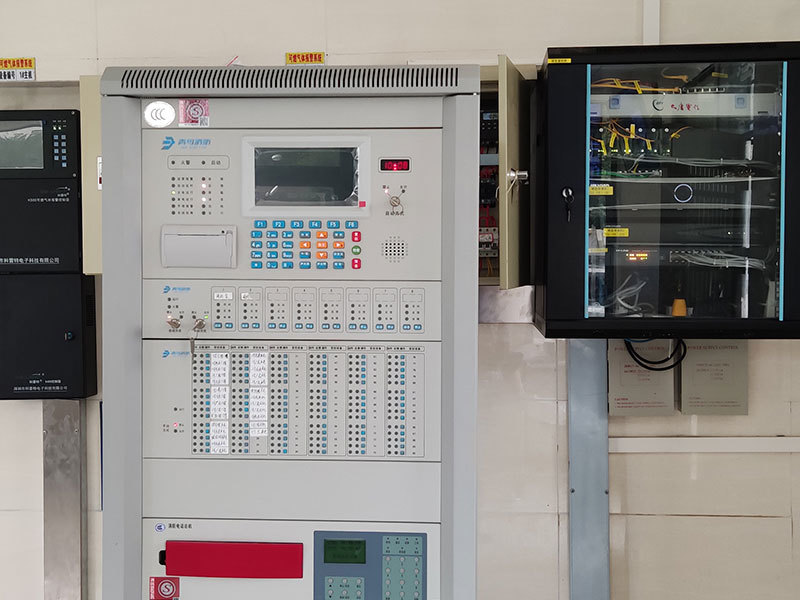 Combustible gas alarm in security room