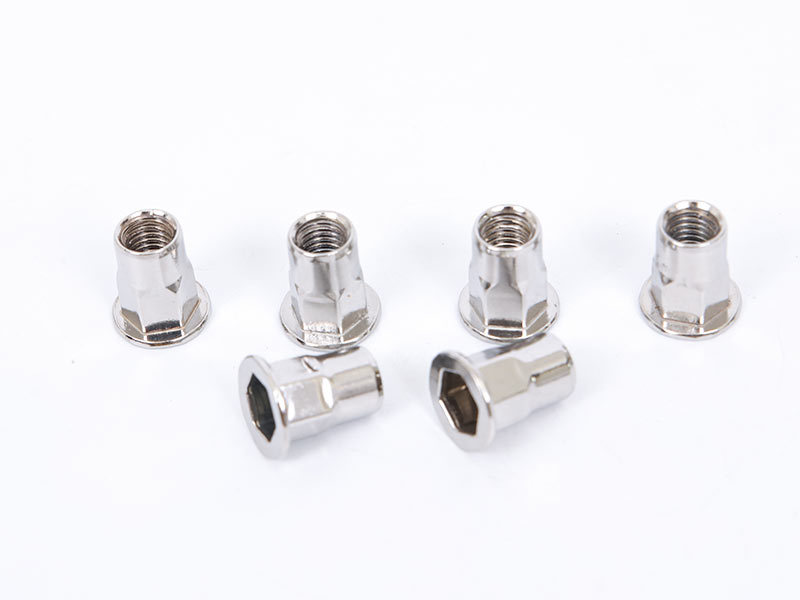 Stainless Steel Flat Head Half Hexagon Rivet Nut