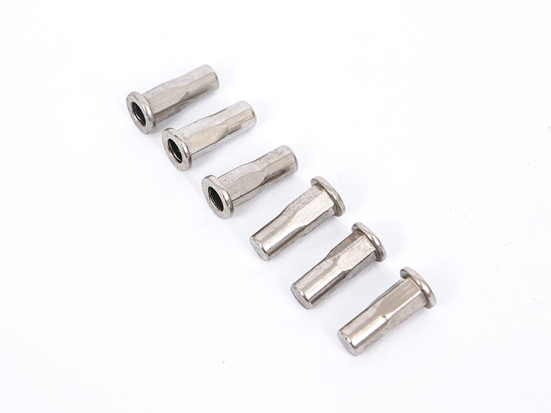 Stainless steel half hexagon blind hole rivet nut
