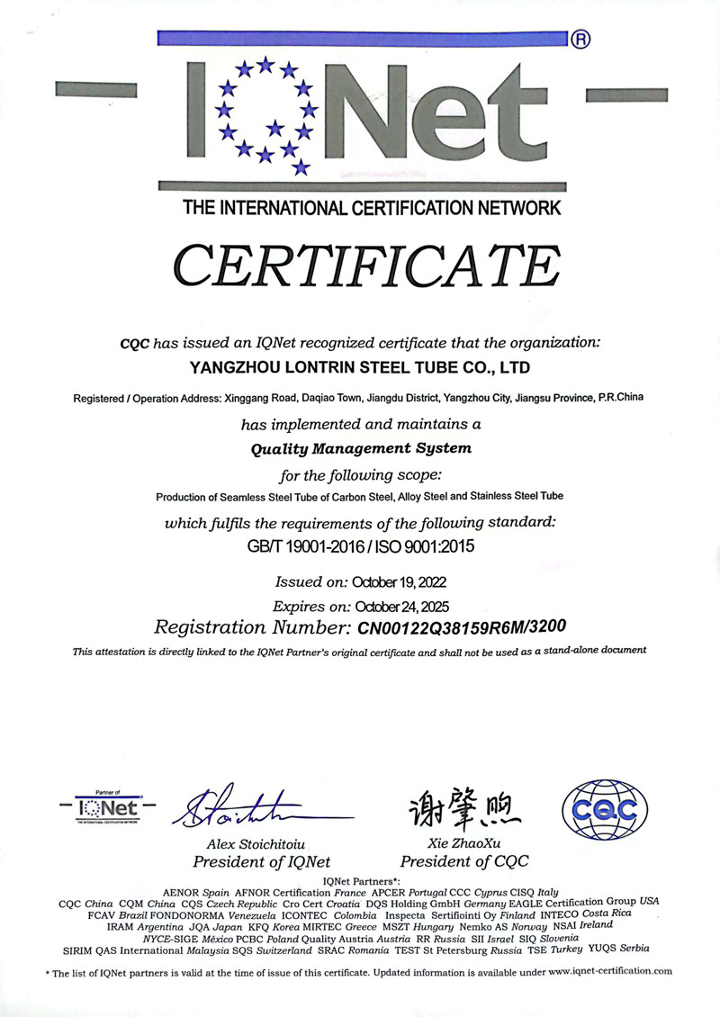 Management System Certificate