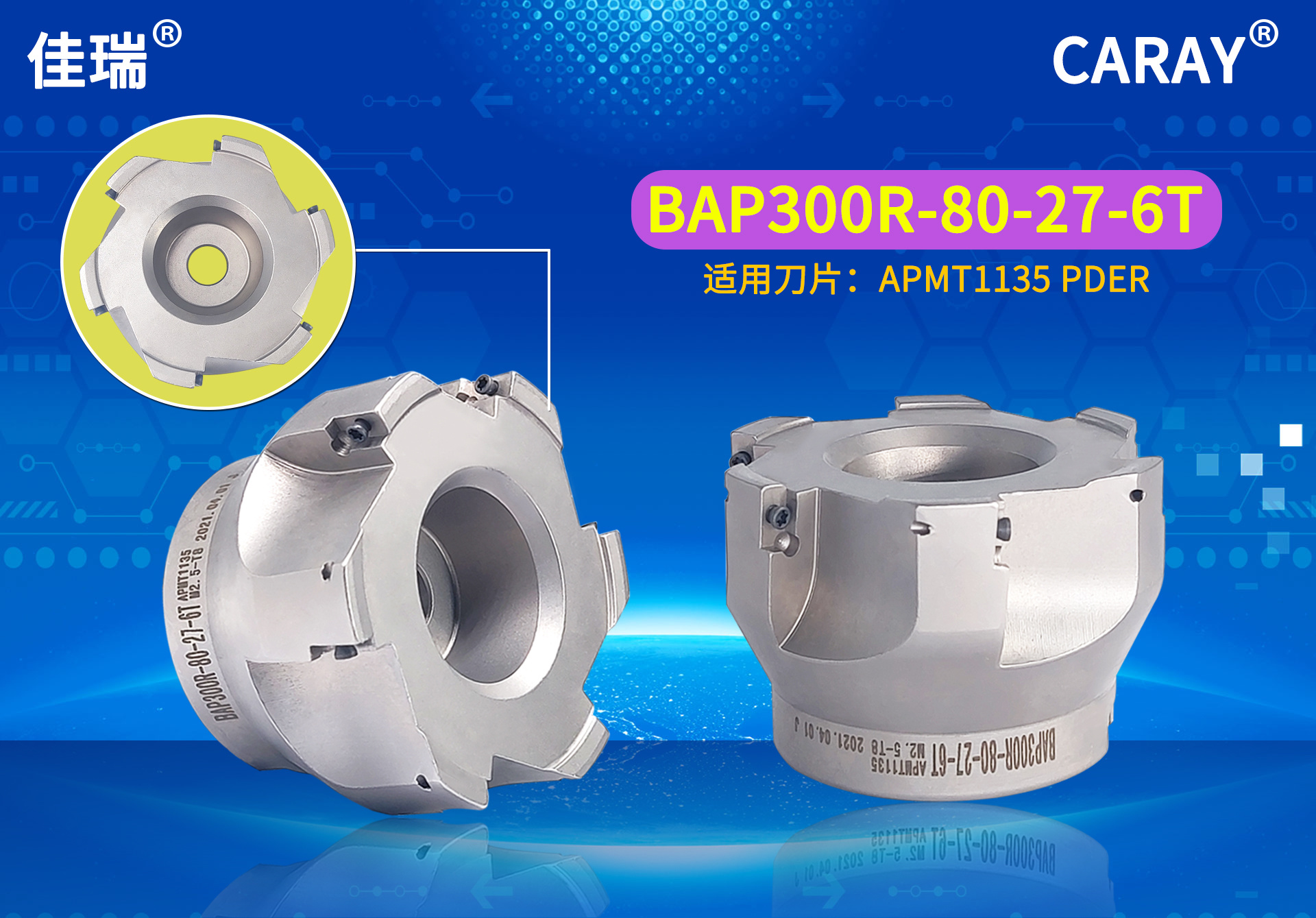 BAP Right angle shoulder face mill