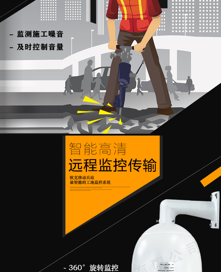 歐克偉業(yè)遠(yuǎn)程喊停移動(dòng)兵站監(jiān)控系統(tǒng),工地監(jiān)控,移動(dòng)監(jiān)控,移動(dòng)遠(yuǎn)程監(jiān)控,智慧工地,AI智能監(jiān)控,歐克偉業(yè)移動(dòng)兵站,環(huán)境監(jiān)控,噪音監(jiān)控,楊塵監(jiān)控,溫濕度監(jiān)控