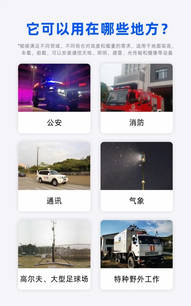 升降桿,升降桅桿,電動(dòng)桿,電動(dòng)天線桅桿